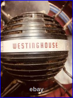 Vintage Westinghouse Hassock Electric Fan, Model Y-9025, Cat No. 10DA