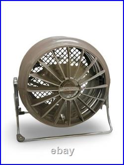 Vintage Westinghouse Riviera MCM Table/floor Desk 2 Speed Tilt Fan Works Great