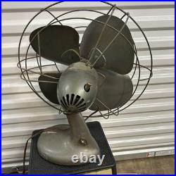 Vintage Westinghouse Y-4627 Electric Fan 2-Speed Oscillating Art Deco Working
