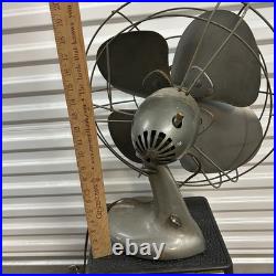 Vintage Westinghouse Y-4627 Electric Fan 2-Speed Oscillating Art Deco Working