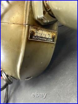 Vintage Westinghouse Y-4627 Electric Fan 3-Speed Oscillating Does Work Vintage Westinghouse Y-4627 Electric Fan 3-Speed Oscillating Does Work