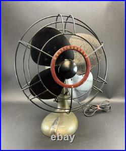 Vintage Westinghouse Y-4627 Electric Fan 3-Speed Oscillating WORKS