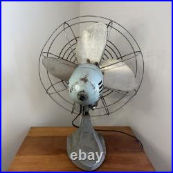 Vintage Wizard Imperial Electric Fan Western Auto Model 6JC2010 Rare 18 Inch