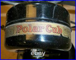 Vintage Working 1920's POLAR CUB Fan /A. C. Gilbert Company/ Beautiful Antique