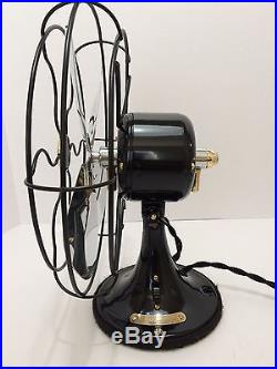 Vintage antique1920s GE 10 inch stationary single speed fan (Restored) Perfect