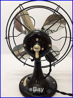 Vintage antique1920s GE 10 inch stationary single speed fan (Restored) Perfect