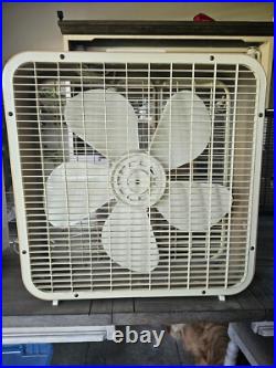 Vintage box fans electric Vintage box fans electric