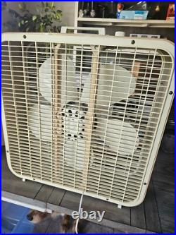 Vintage box fans electric Vintage box fans electric