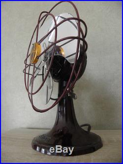 Vintage electric fan old art deco bakélite machine age antique mid century vtg