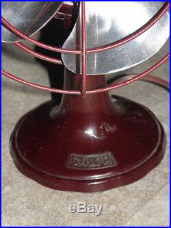 Vintage electric fan old art deco bakélite machine age antique mid century vtg