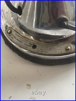 Vintage hunter Desk Top Metal Oscillating 3-speed Fan C-16, It Works