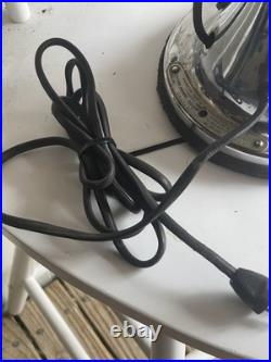 Vintage hunter Desk Top Metal Oscillating 3-speed Fan C-16, It Works