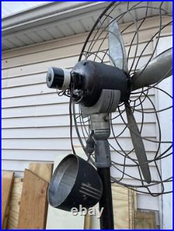 Vintage super Air Screws Floor Fan For Parts Or Repair. Rare Fan