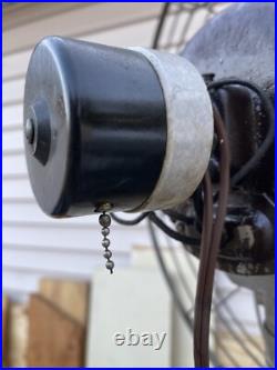 Vintage super Air Screws Floor Fan For Parts Or Repair. Rare Fan