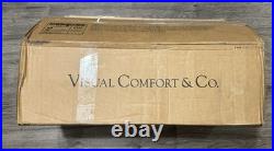 Visual Comfort Collins Smart 52 in Ceiling Fan Burnished Brass White Oak
