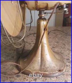 Vtg 12 Emerson Junior Fan 2660-D 2 Speed, Oscillating & Adjustable Tilt