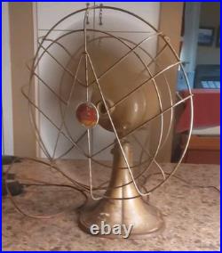 Vtg 12 Emerson Junior Fan 2660-D 2 Speed, Oscillating & Adjustable Tilt
