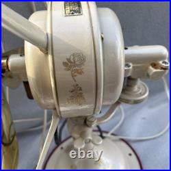 Vtg 1940's Western Electric Brass Blade Fan 13 4 Blade Cage 3 Speed USA Antique