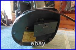 Vtg 1950s VORNADO Blue Metal Desk Fan Model B24C1-1 3-Blade Works Antique Works