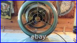 Vtg 1950s VORNADO Blue Metal Desk Fan Model B24C1-1 3-Blade Works Antique Works