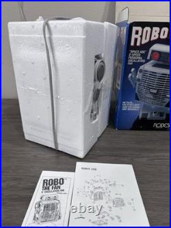 Vtg 1986 Robeson Robo The Fan, Frigid Fan, Light Up Eyes, Oscillates RUC Tested