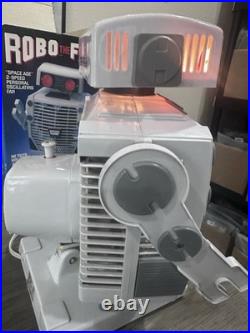 Vtg 1986 Robeson Robo The Fan, Frigid Fan, Light Up Eyes, Oscillates RUC Tested