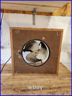 Vtg Antique ILG Electric Ventilating Co Wall Ventillation Fan Cast Iron Tested