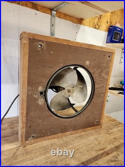 Vtg Antique ILG Electric Ventilating Co Wall Ventillation Fan Cast Iron Tested