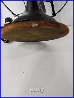 Vtg Antique Westingouse 457678 Oscillating Fan with 10 Blades, Parts Or Repair
