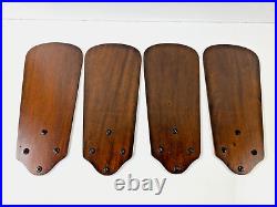 Vtg Ceiling Fan Blades for 36 Fan (4) Total Repro Westinghouse Style Wood USA