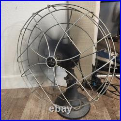 Vtg EMERSON ELECTRIC 16 OSCILLATING FAN TYPE 79648-AP-G 3 Speed Works Rotates