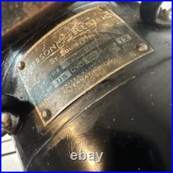 Vtg EMERSON ELECTRIC 16 OSCILLATING FAN TYPE 79648-AU 3 Speed