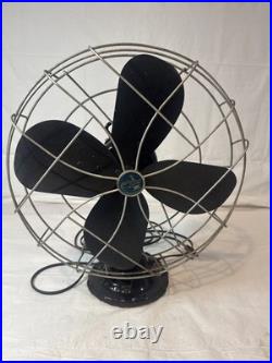 Vtg EMERSON ELECTRIC 16 OSCILLATING FAN TYPE 79648-AU 3 Speed