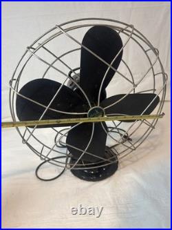 Vtg EMERSON ELECTRIC 16 OSCILLATING FAN TYPE 79648-AU 3 Speed