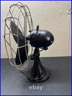 Vtg EMERSON ELECTRIC 16 OSCILLATING FAN TYPE 79648-AU-G 3 Speed Works Rotates