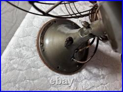 Vtg GE General Electric Vortalex 4 Blade 3 speed Oscillating Fan. Works