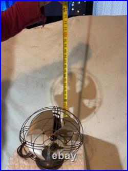 Vtg GE General Electric Vortalex 4 Blade 3 speed Oscillating Fan. Works