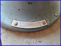 Vtg. GE Oscillating 4 Blade Desk Fan Model CY60