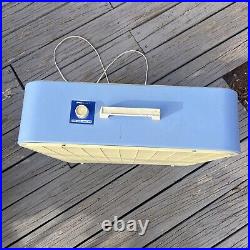 Vtg Kmart 22 Metal 5-Blade 3-speed Box Fan 209047 Robin Egg Blue WORKS GREAT Vtg Kmart 22 Metal 5-Blade 3-speed Box Fan 209047 Robin Egg Blue WORKS GREAT