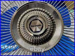 Vtg LkNew Panasonic F-1205 Blue Blade 5-WAY Oscillation FAN 12. Mint Japan