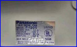 Vtg LkNew Panasonic F-1205 Blue Blade 5-WAY Oscillation FAN 12. Mint Japan
