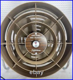 Vtg MCM Montgomery Wards Signature Series 2 Sp High Velocity Fan Free Shipping