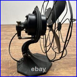 Vtg MCM Retro SPARTAN Rare Octagon Shape 4 Blades Oscillating Electric Fan Read