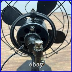 Vtg MCM Retro SPARTAN Rare Octagon Shape 4 Blades Oscillating Electric Fan Read