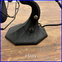 Vtg MCM Retro SPARTAN Rare Octagon Shape 4 Blades Oscillating Electric Fan Read