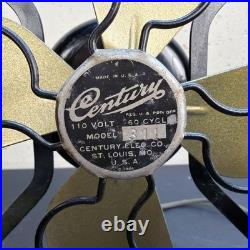Vtg Original Century S2 frame 12 Table Fan, runs strong and quiet Vtg Original Century S2 frame 12 Table Fan, runs strong and quiet