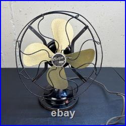 Vtg Original Century S2 frame 12 Table Fan, runs strong and quiet