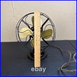 Vtg Original Century S2 frame 12 Table Fan, runs strong and quiet