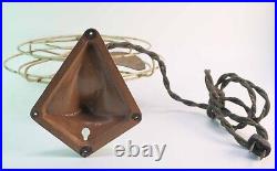 Vtg POWR-PAKT Electric Table Fan Art Deco working