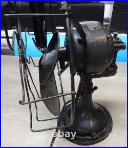 Vtg Westinghouse Electric 4-Blade Oscillating Metal Desk Fan -WORKS- 315745A